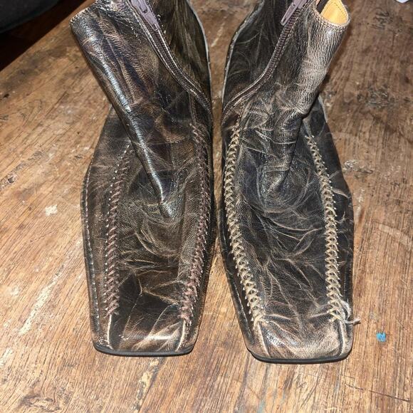 Steve madden faux alligator style ankle y2k boots Mens 8 - Picture 4 of 6